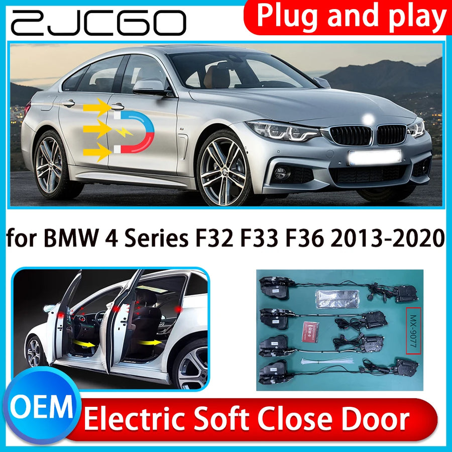 Electric Soft Close Door Kit for BMW 4 Series 2013–2020 Car Interior Accessory ZJCGO