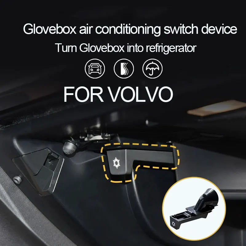 Glovebox AC Air Conditioning Switch for Volvo S60 Car Interior Accessory LINGLUYANG