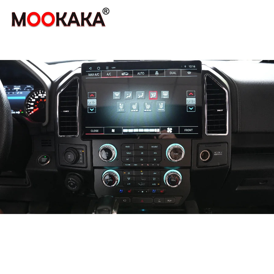 13.1" Android 13 Multimedia Stereo for Ford F-150 2015–2021 Android Head Unit Aotsr 8GB 256GB Carplay Eight Core
