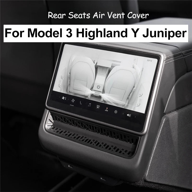 Air Vent Cover Dustproof for Tesla Model 3 Car Interior Accessory OEM
