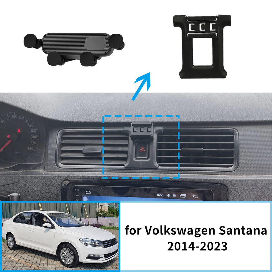 Smart Wireless Fast Charging Phone Holder for VW Santana 2013-2023 Car Phone Holder CATUSIKI