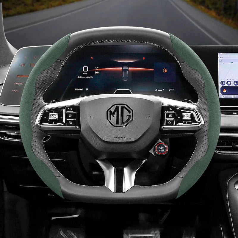 Steering Wheel Non-Slip Cover for MG Vehicle Models Car Interior Accessory Hocasen
