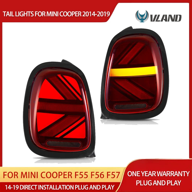 Tail Lights Sequential for Mini Cooper 2014-2019 Car Interior Accessory Vland
