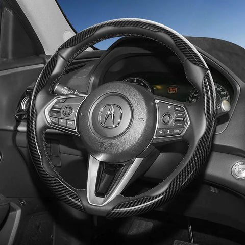 Carbon Fiber Wheel Cover for Acura MDX RDX TLX Car Interior Accessory Hocasen