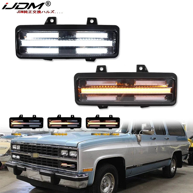 Sequential Turn Lights for Chevy GMC 1987-1996 LED Ambient Light iJDM
