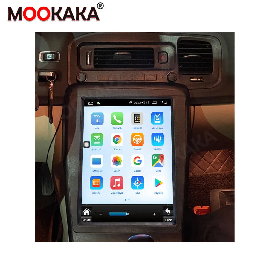 12.1" Android 14 Multimedia Head Unit for Volvo S60 V60 2011–2018 Android Head Unit Aotsr 4GB 64GB Eight Core