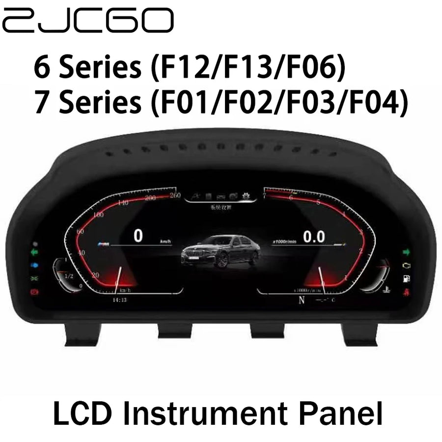 12.3-inch Digital Instrument Cluster for BMW 6 and 7 Series Android Head Unit ZJCGO Default Title
