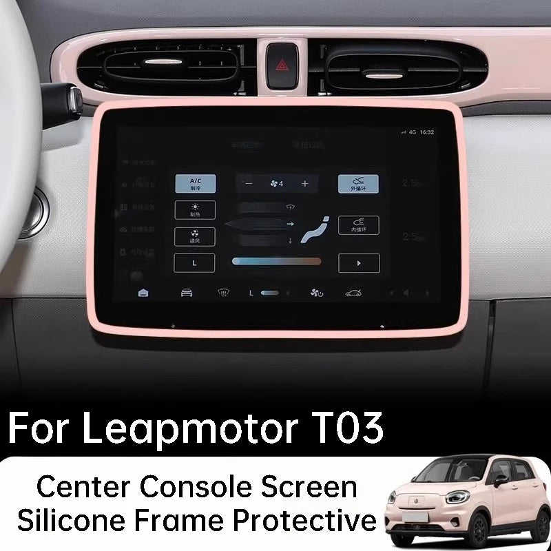 Silicone Frame Anti-collision Protective Cover For Leapmotor T03 Interior Accessories OEM