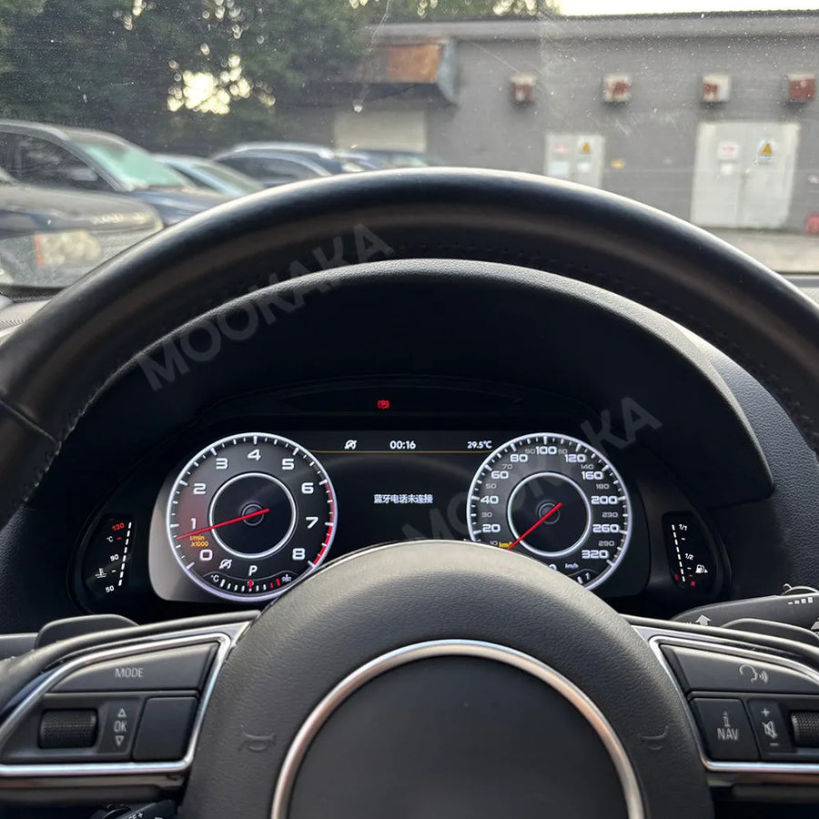 Digital Virtual Cockpit Cluster for Audi Q5 2009–2018 Android Head Unit Aotsr no Carplay Eight Core