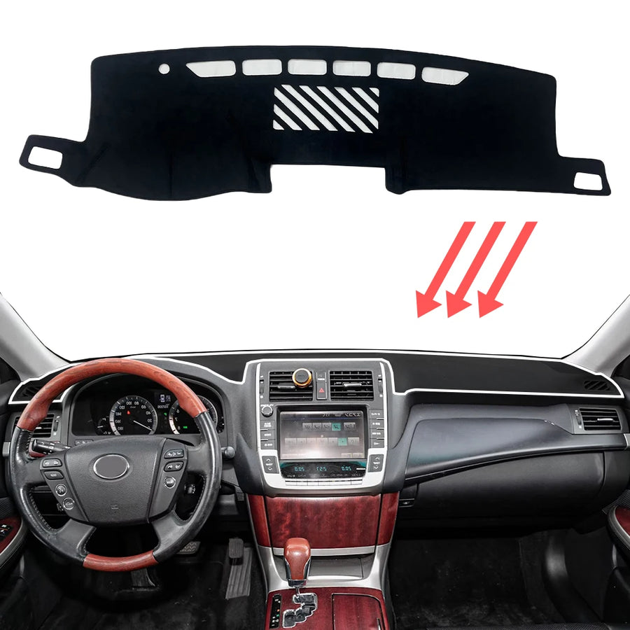 Premium Plush Dashboard Mat for Toyota Crown S200 Dashboard Mat CATUSIKI