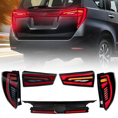 Dynamic LED Tail Lights for Toyota Innova 2016-2022 LED Ambient Light MAGIC COLORM