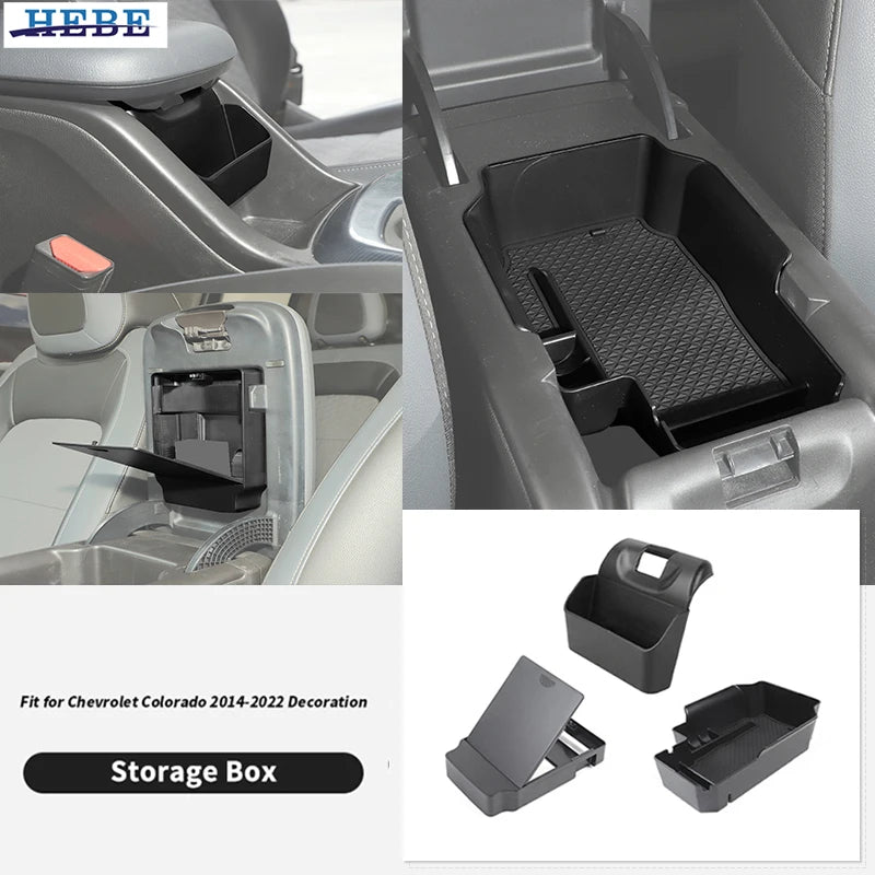 Gear Storage Organizer Box for Chevy Colorado 2014-2022 Car Interior Accessory HEBE
