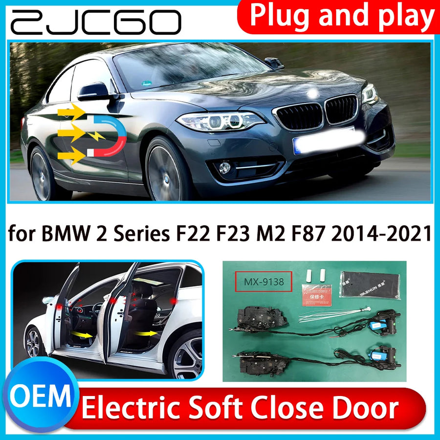 Electric Soft Close Door Kit for BMW 2 Series F22 F23 2014–2021 Car Interior Accessory ZJCGO Default Title