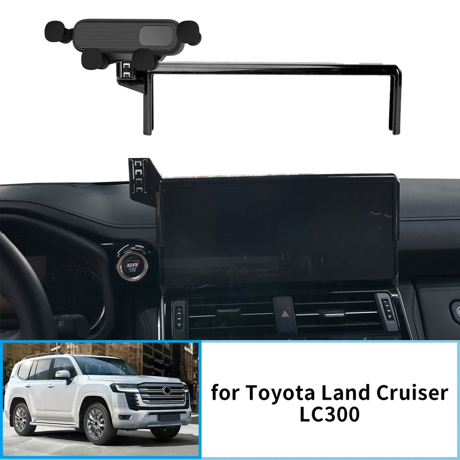 Smart Wireless Charging Navigation Mount for Land Cruiser LC300 Car Phone Holder OEM