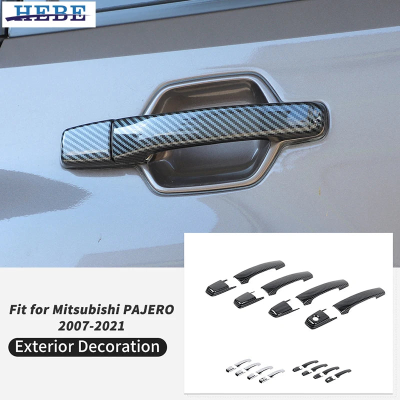 Exterior Door Handle Trim for Mitsubishi Pajero 2007-2021 Car Interior Accessory HEBE