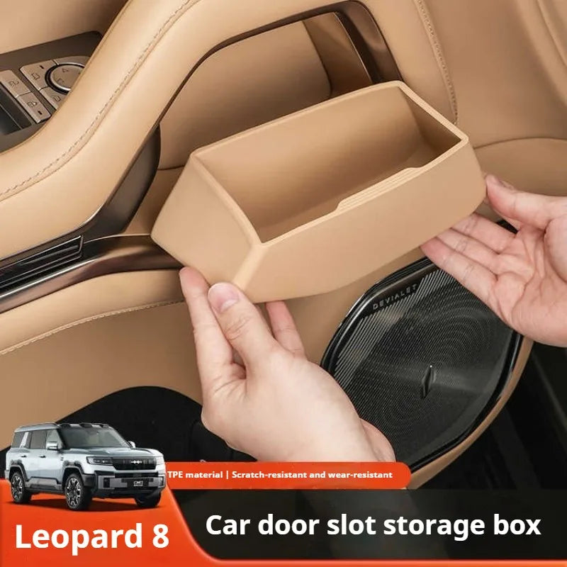 For Leopard 8 BYD Formula Leopard 8 Car Storage Box Door Slot Storage Interior Accessories Interior Mouldings OEM