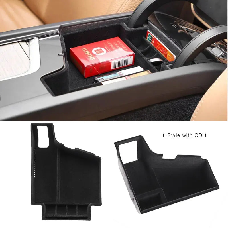 Armrest Storage Organizer for Volvo XC90 S90 V90 Car Interior Accessory LINGLUYANG