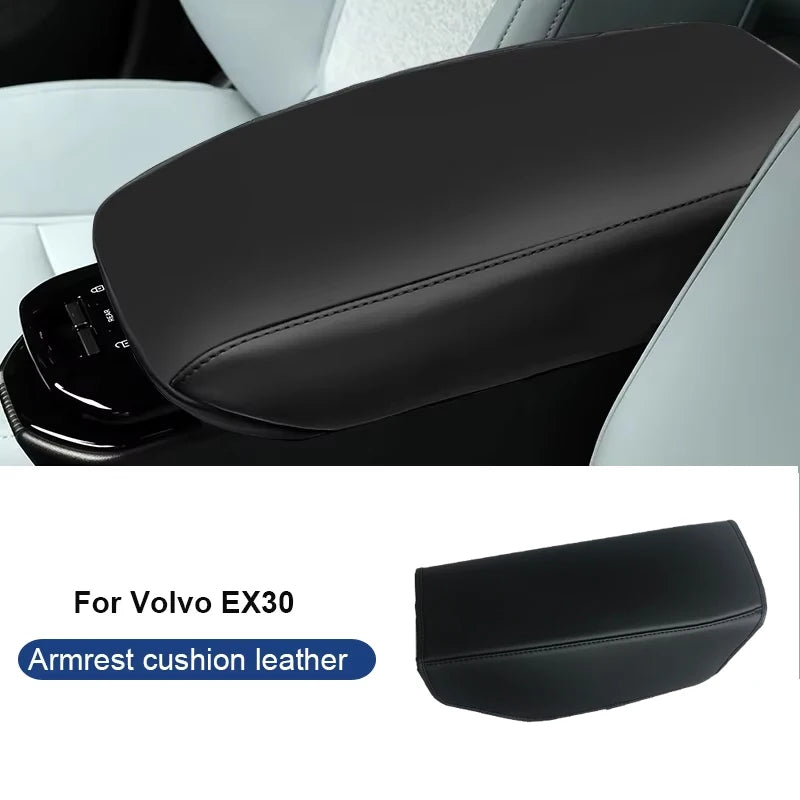 Leather Armrest Cover for Volvo EX30 Interior Trim Car Interior Accessory LINGLUYANG
