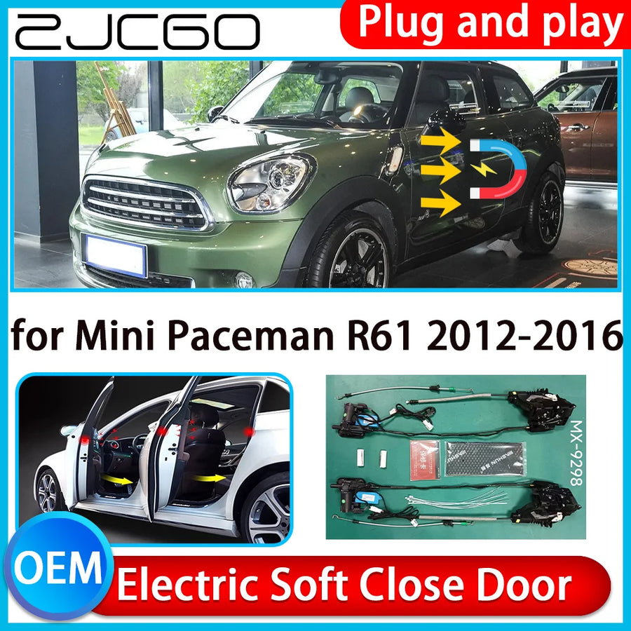 Electric Soft Close Door Kit for Mini Paceman R61 2012–2016 Car Interior Accessory ZJCGO Default Title