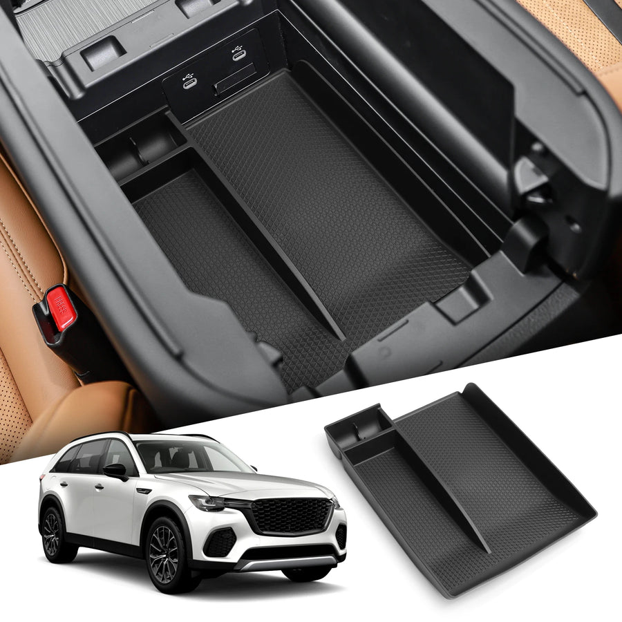 Mazda CX-90/CX-70 Armrest Storage Box Car Tray Organizers Accessories Armrest Box Storage smabee 24CX90CX70 Box