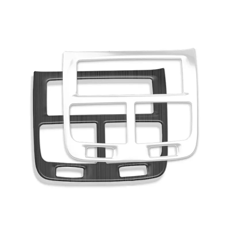 Rear AC Outlet Carbon Fiber Frame for Volvo XC60 18-23 Car Interior Accessory LINGLUYANG