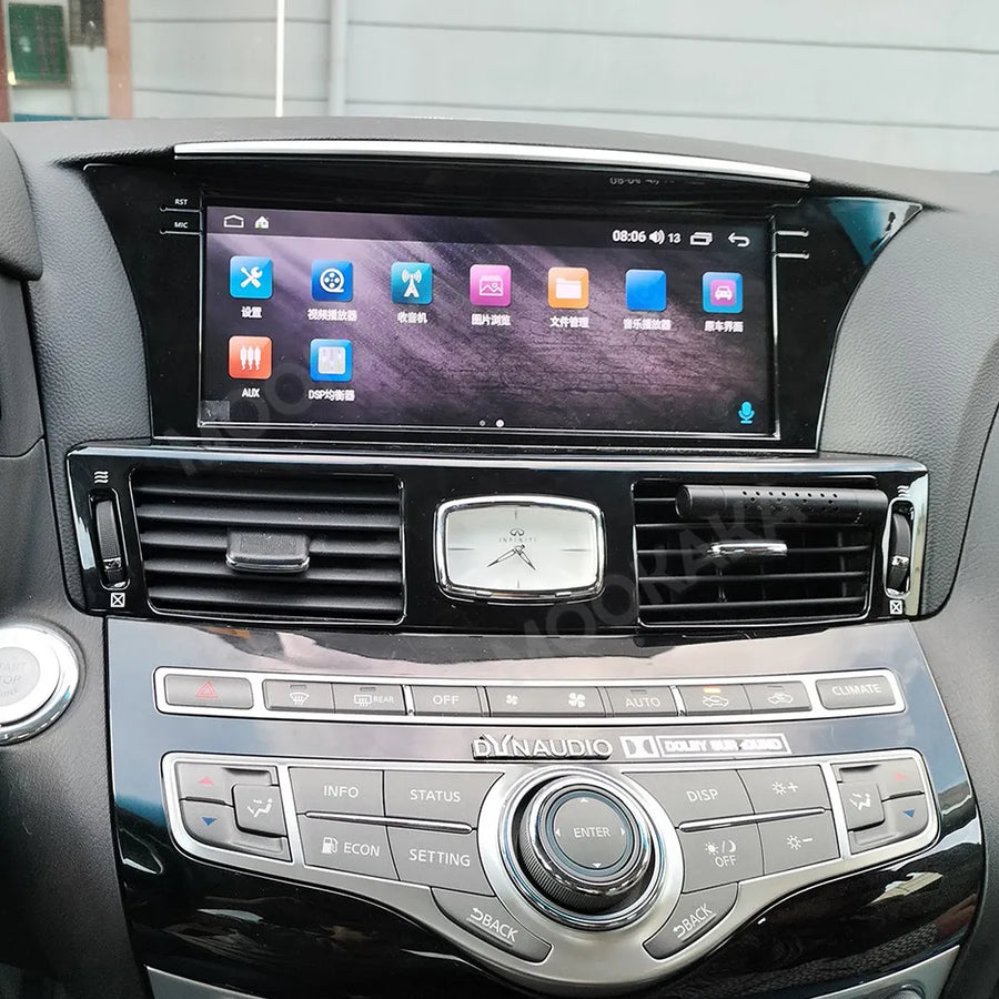 10.25 Inch Android Head Unit for Infiniti Q70L M25 2013–2019 Android Head Unit Aotsr 8GB 256GB