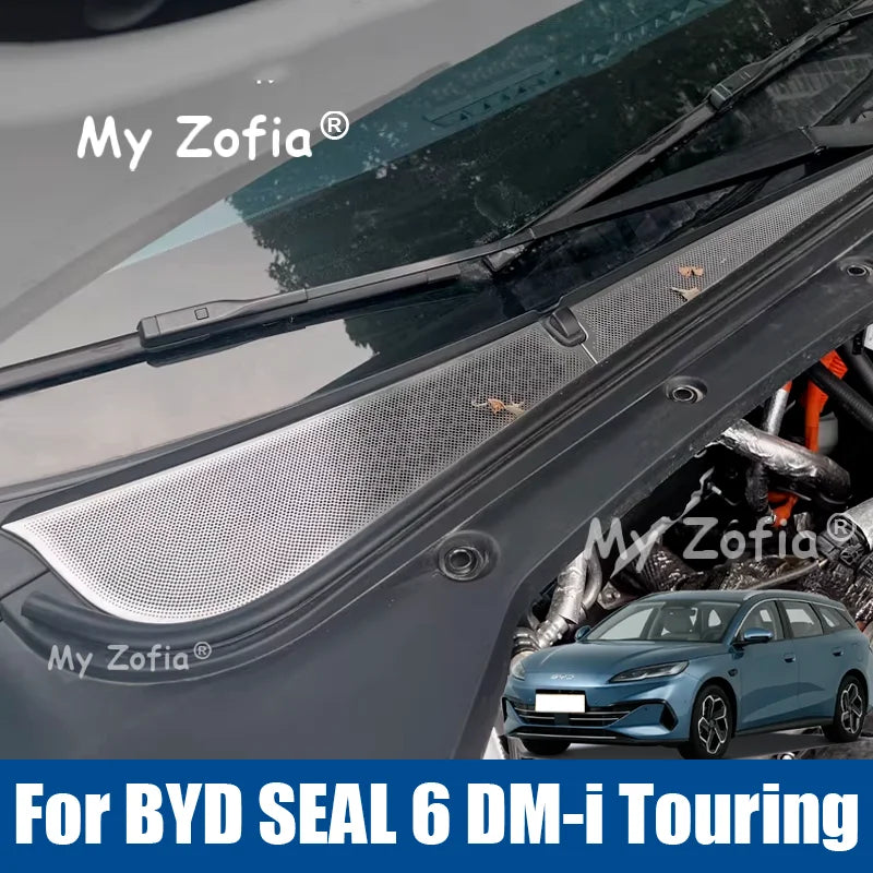 For BYD Seal 6 DM-i Touring 2025 2026 Car Cabin Anti Blocking Cover Hood Drain Outlet Modification Protection Accessories Car