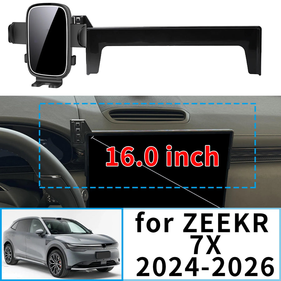 Wireless Charging Phone Mount for Zeekr 7X 2024–2026 Car Phone Holder CATUSIKI