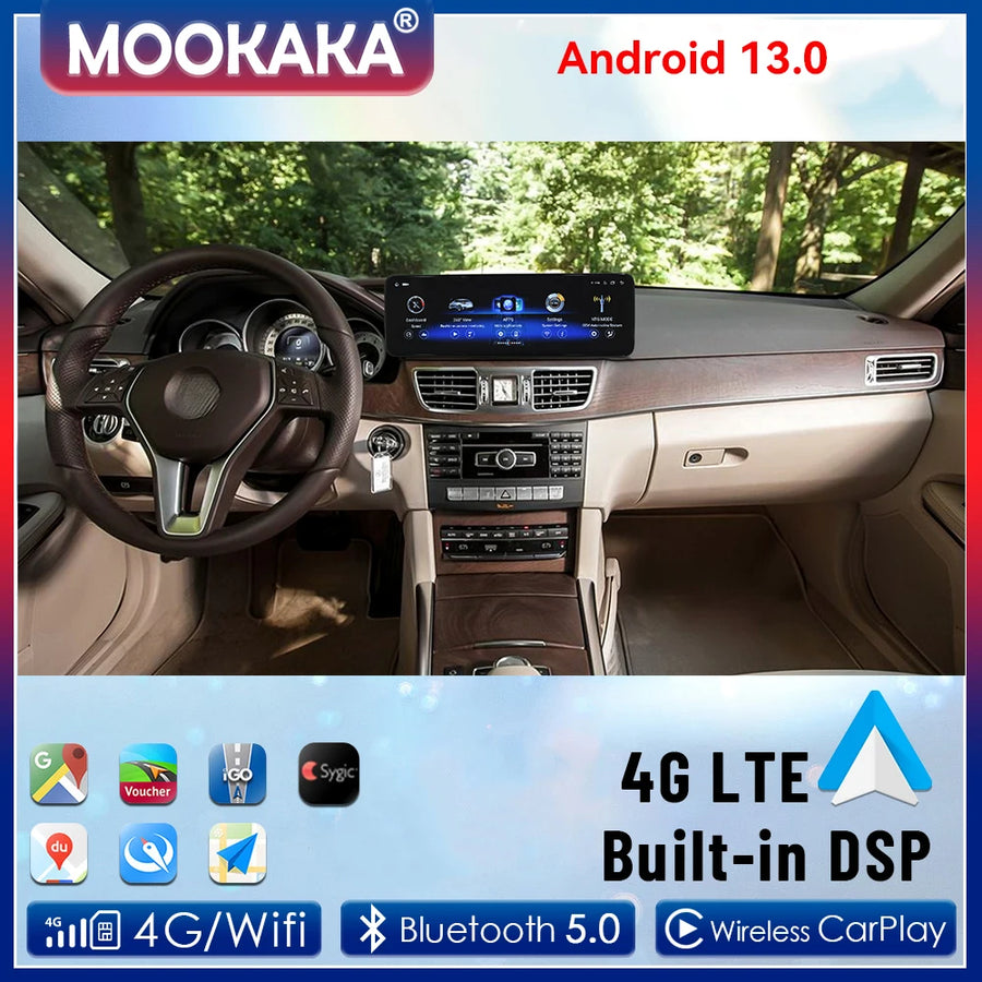 Android 13 Navigation Head Unit for Mercedes-Benz E-Class 2013–2015 Android Head Unit Aotsr