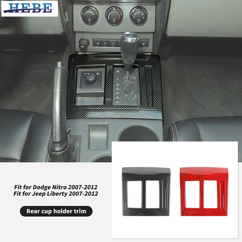 Gearshift Panel Trim Cover for Dodge Nitro 2007-2012 Car Interior Accessory HEBE