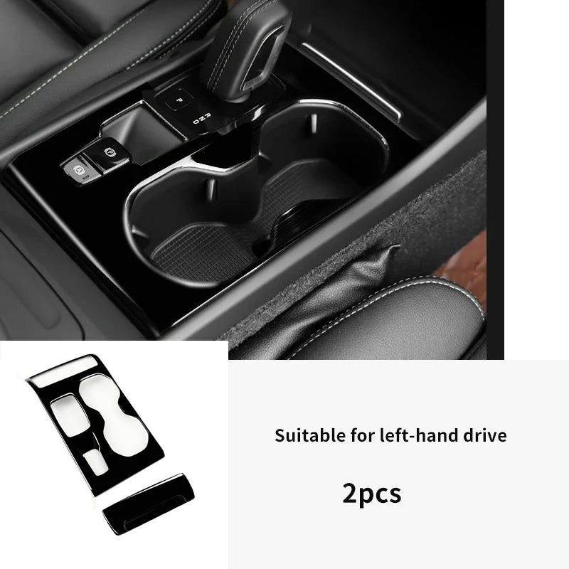 Rear Air Outlet Trim Stainless Steel for Volvo XC40 Car Interior Accessory LINGLUYANG 2pcs 1