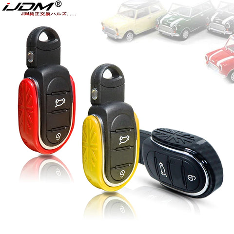 Union Jack ABS Key Case Cover Mini Cooper JCW F56 Car Interior Accessory iJDM