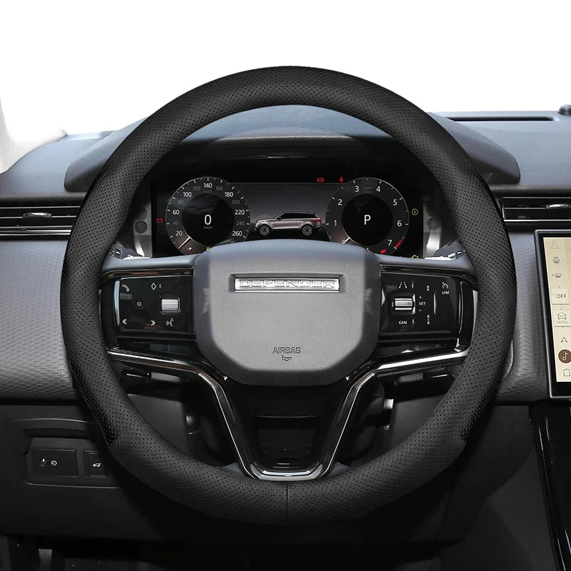 Breathable Leather Wheel Cover for Land Rover Discovery Car Interior Accessory Hocasen