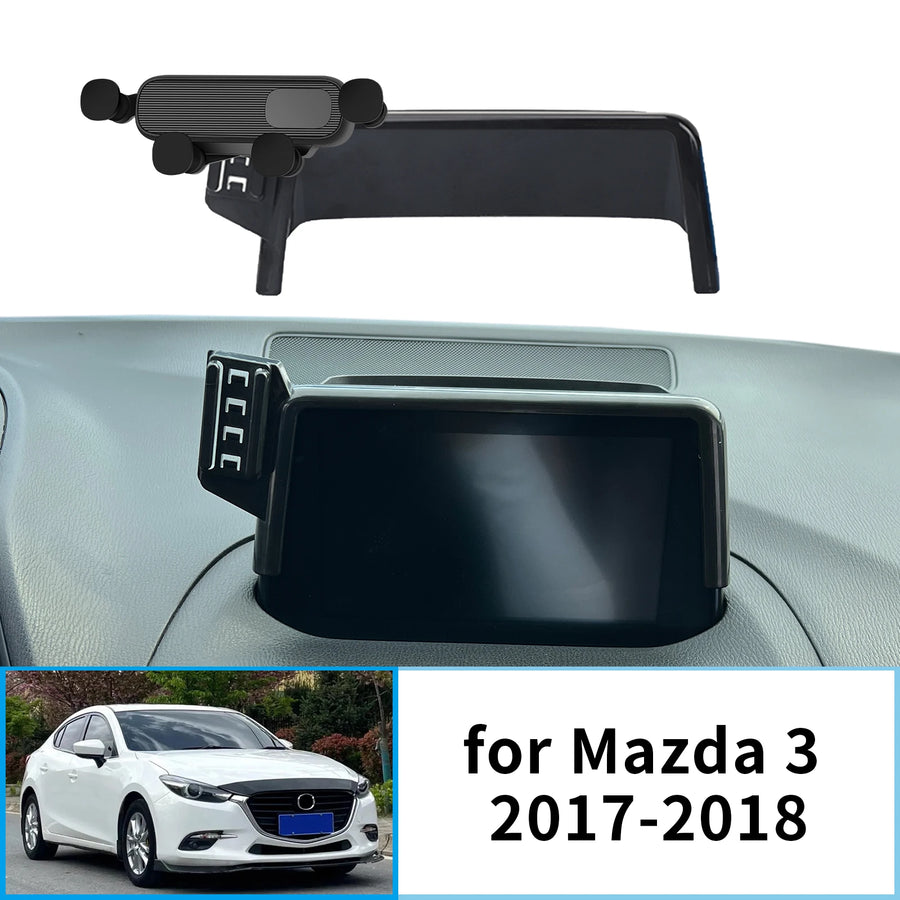 Wireless Charging Phone Mount for Mazda 3 2017–2018 Car Phone Holder OEM