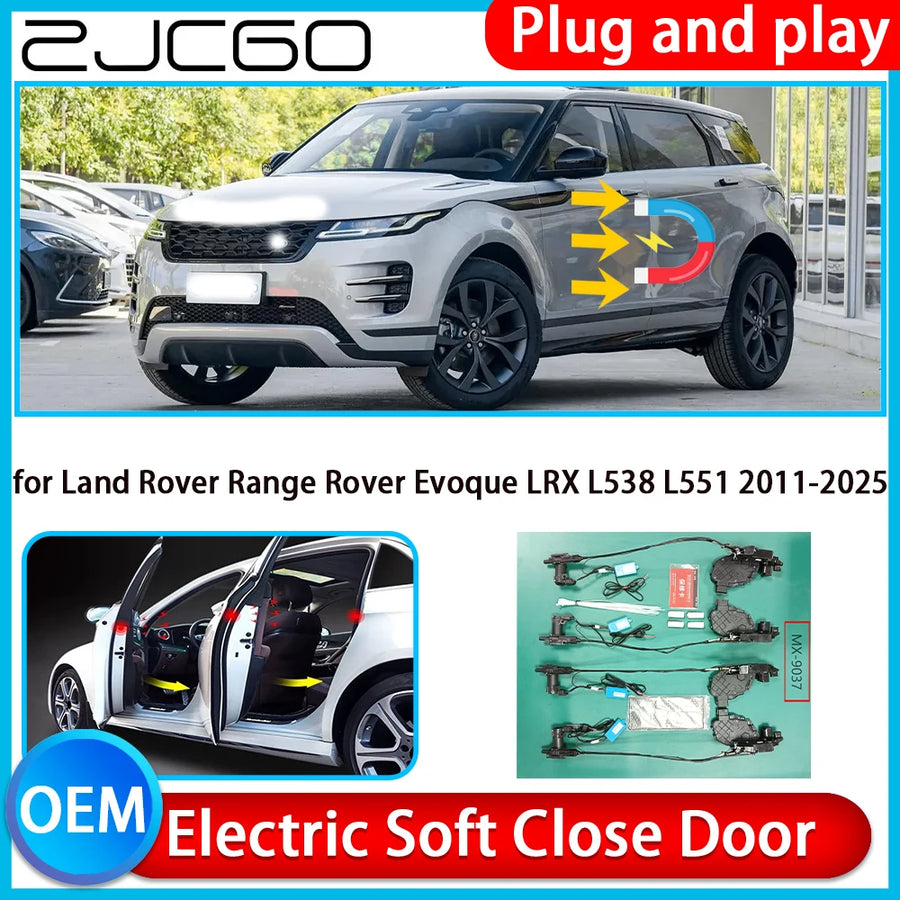 Automatic Soft Close Door Latch System for Land Rover Evoque Car Interior Accessory ZJCGO