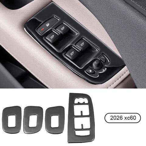 Gear Shift Panel Frame Trim for Volvo XC60 2026 Car Interior Accessory LINGLUYANG 2026 XC60