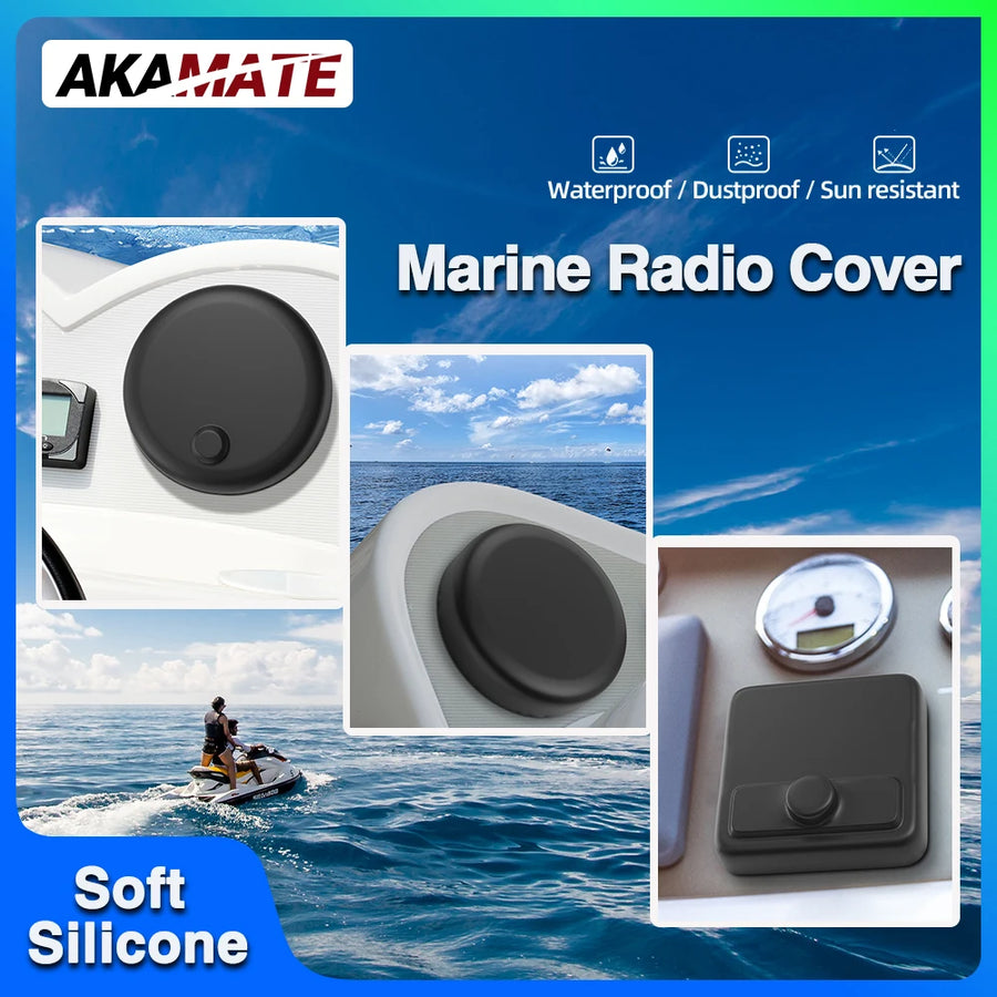Marine Silicone Radio Cover for Universal Boats Car Interior Accessory OEM
