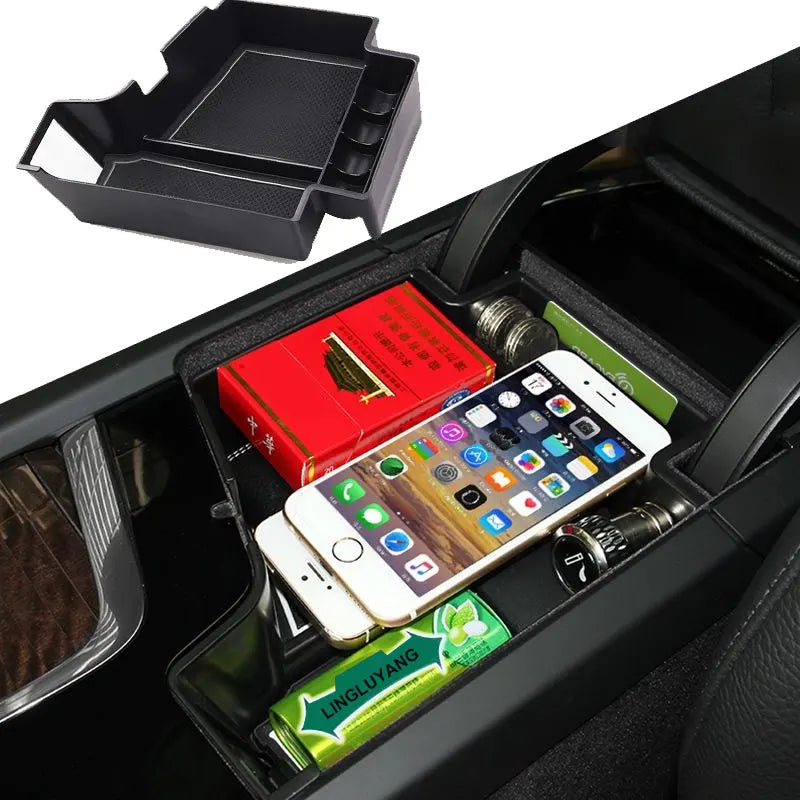 Central Control Armrest Storage Box for Volvo Car Interior Accessory LINGLUYANG