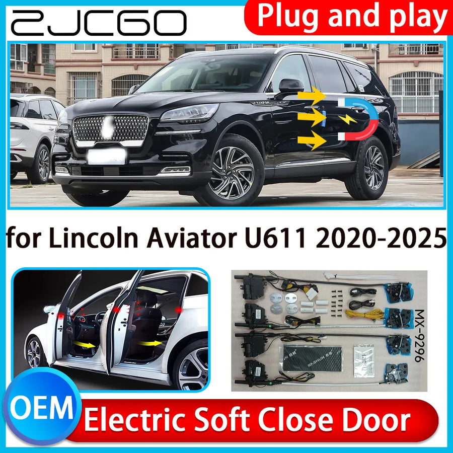Automatic Soft Close Door System for Lincoln Aviator 2020–2025 Car Interior Accessory ZJCGO Default Title