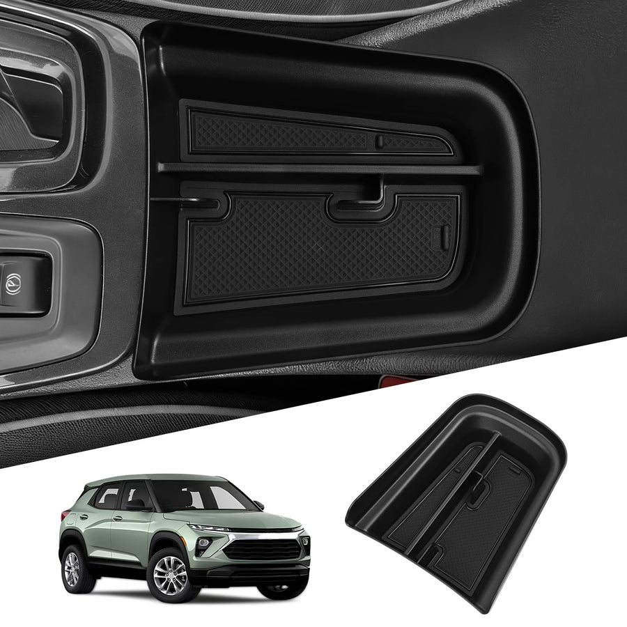 Chevy Trailblazer 2021-2025 2026 Center Console Tray Car Central Storage Box Organizer Accessories Armrest Box Storage Smabee
