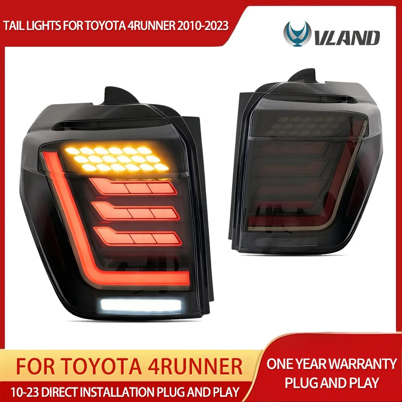 LED Tail Lights with Welcome Animation for 4Runner 10-23 Car Interior Accessory Vland