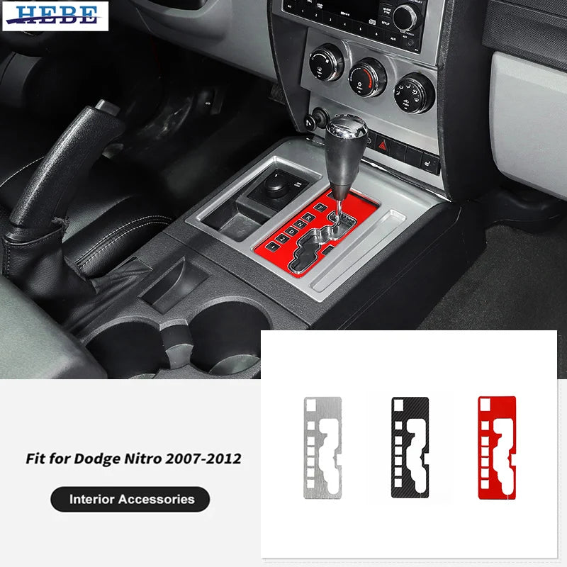 Gear Shift Panel Decoration Cover for Dodge Nitro 2007-2012 Car Interior Accessory HEBE