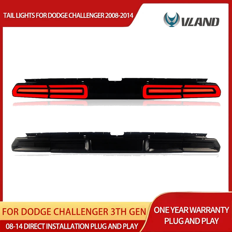 Sequential LED Tail Lights for Dodge Challenger 08-14 Tail Light Vland