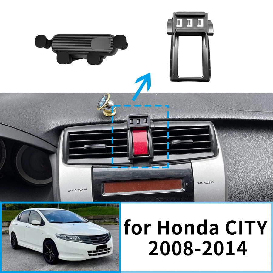 Smart Wireless Fast Charging Phone Holder for Honda City 2008-2014 Car Phone Holder CATUSIKI