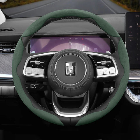 Winter Warm Suede Steering Cover for Tank 300 500 Car Interior Accessory Hocasen