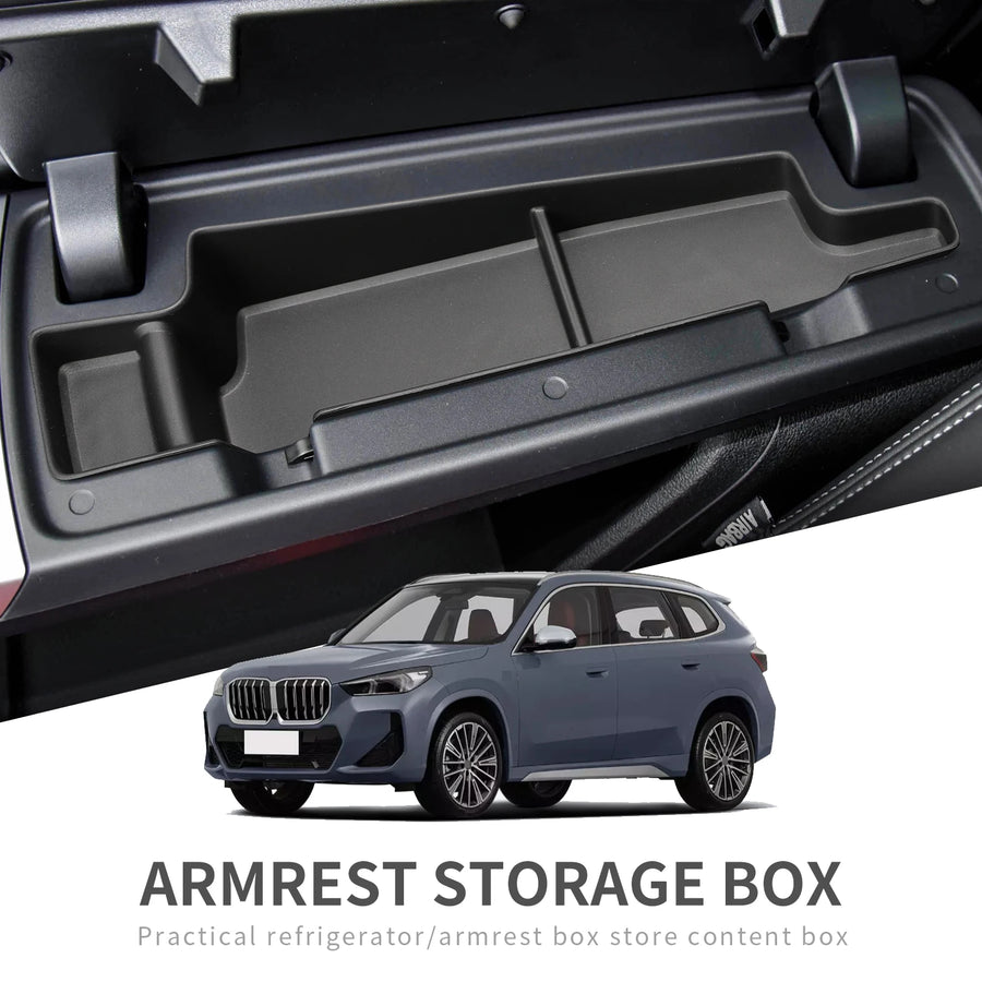 Smabee for BMW X1 IX1 2022 2023 BMW X2 IX2 Armrest Storage Box Stowing Tidying Console Organizer Accessories Armrest Storage