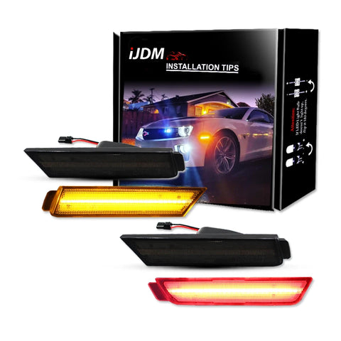 Amber Red LED Side Marker for Chevy Camaro LED Ambient Light iJDM