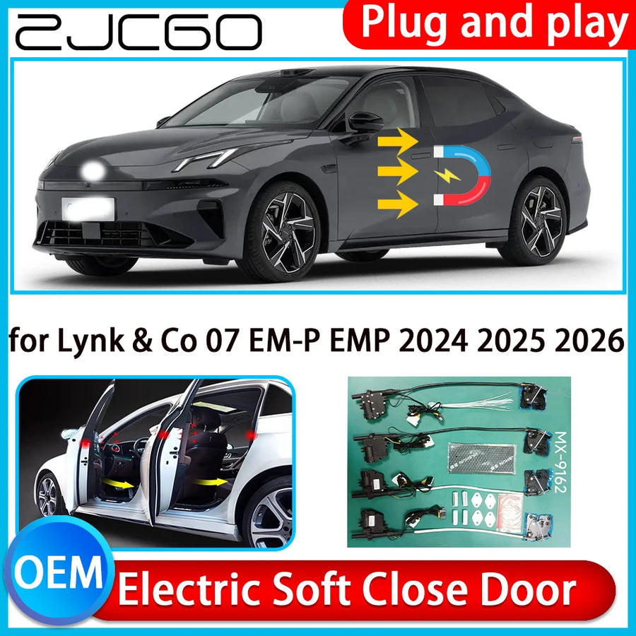 Electric Soft Close Door Kit for Lynk & Co 07 EM-P 2024–2026 Car Interior Accessory ZJCGO Default Title