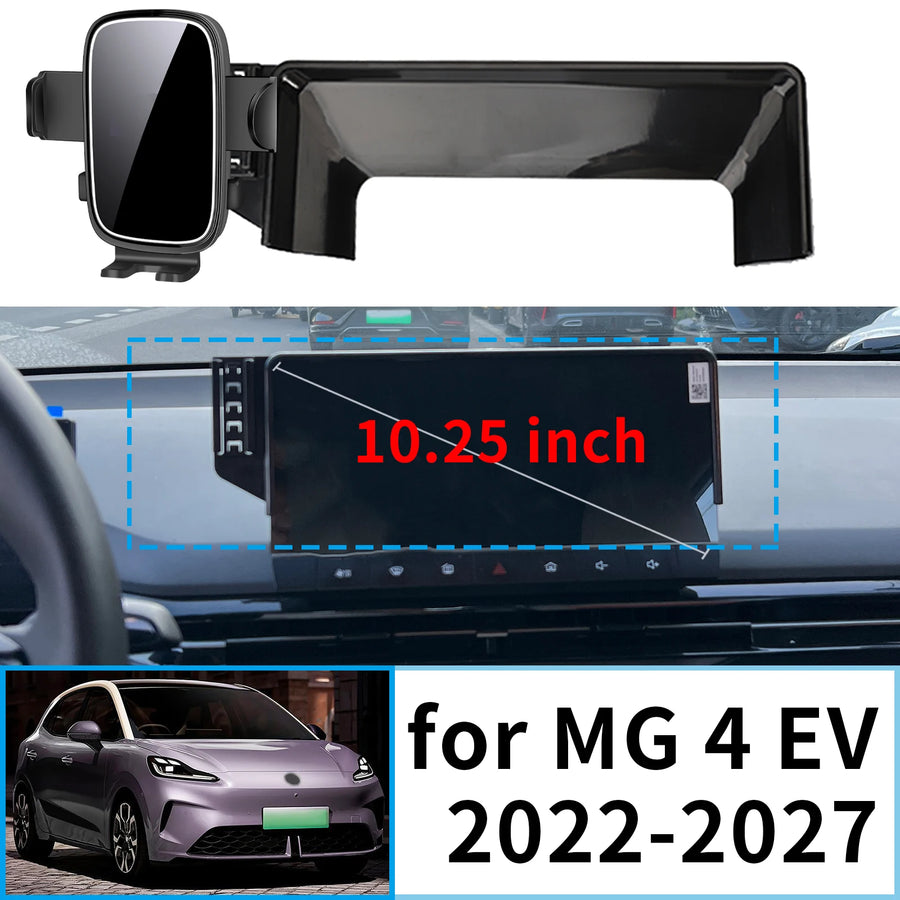 Screen Clip-On Wireless Charger for MG 4 EV 2022–2027 Car Phone Holder CATUSIKI