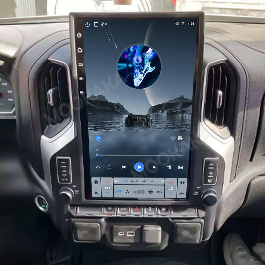 17-Inch Vertical Android Head Unit for Chevrolet Silverado 2019–2024 Android Head Unit Aotsr